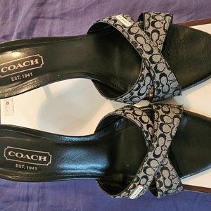 Coach Small Signature C slip-in heels 7
